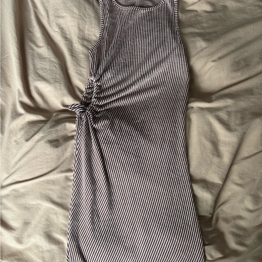 Striped Sleeveless Dress